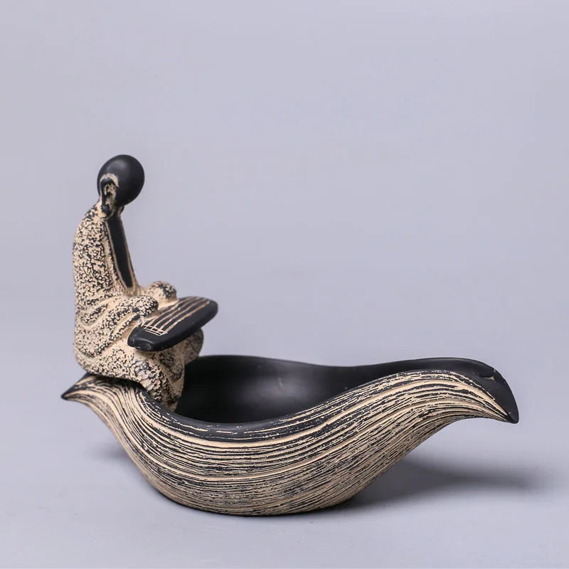 Classical decoration Zen Decoration Buddhist mood incense pedestal Sandalwood incense burner
