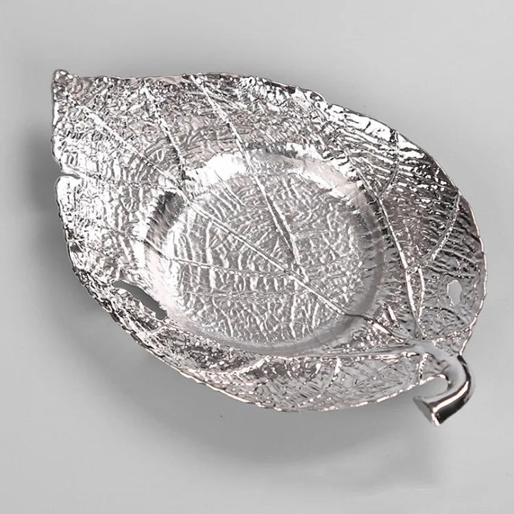 Copper Alloy Coaster Kung Fu Tea Set Tea Ceremony Tea Tray Tea Mat Cup Saucer Tin Cup Saucer Coaster Tea Set Siteel