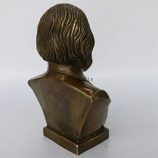 Copper Statue Great Communist Marx Bust Bronze Statue