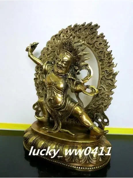 Copper Statue Pure copper, Vajrapani, Vajra Bodhisattva, Buddha statue, Tibetan Buddhism figure, Vajra-dhara