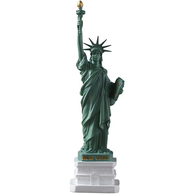 Creative Home Decoration Handicraft Model Ornaments Statue Of Liberty Resin Craftsmanship Office Statue