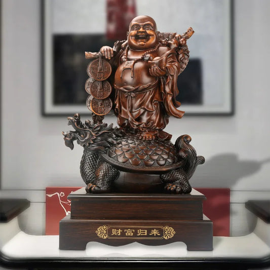 Creative Maitreya Buddha Statue Buddha Ornaments Crafts Resin Buddha Statue Home Living Room Office Accessories Gifts