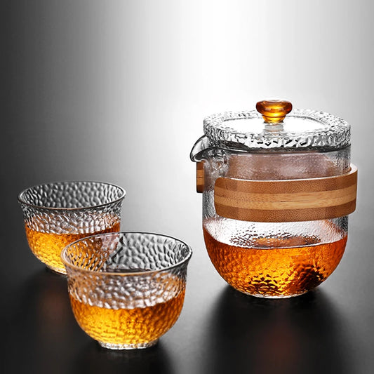 Creative Travel Portable Teapot Quik Cup Car Office Outdoor Tea Pot Kung Fu Tea Set Friend Gift Teasets One pot and two cups