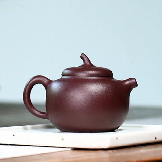 Creative Yixing Purple Clay Teapot Master Handmade Zhu Mud Tea Pot Boutique Filter Beauty Kettle Chinese Zisha Tea Set 180ml