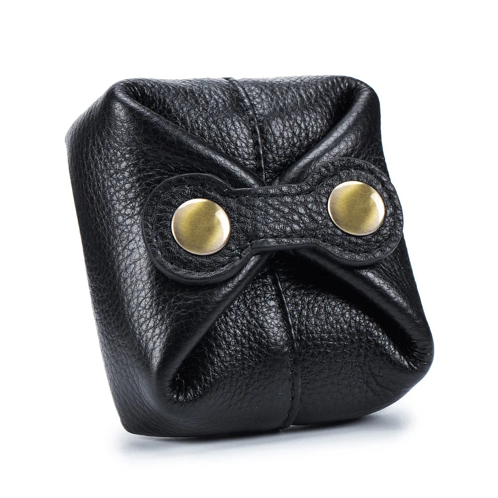 Cute Japanese Style Coins Wallet Soft Cowhide Women Coin Purse Mini Earphone Key Pouch Female Hasp Cards Lipstick Storage Bags