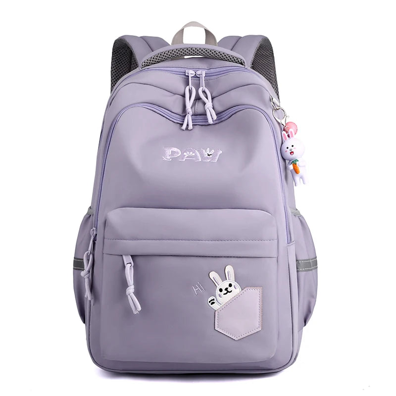 Cute Multiple Pockets Women Backpack Large Capacity Nylon Travel Book Bag Unisex Preppy Schoolbag Student Laptop Backpacks