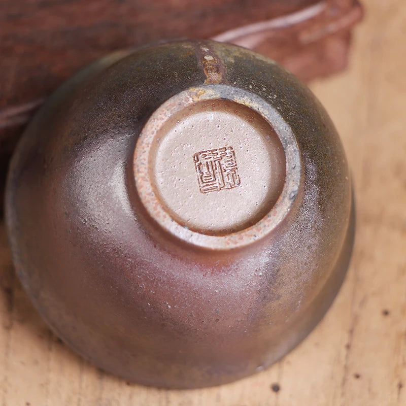 Deyuanchang Yixing Purple Clay Pot Firewood Bell Cup Raw Ore Purple Sand Firewood Authentic Tea Making Household