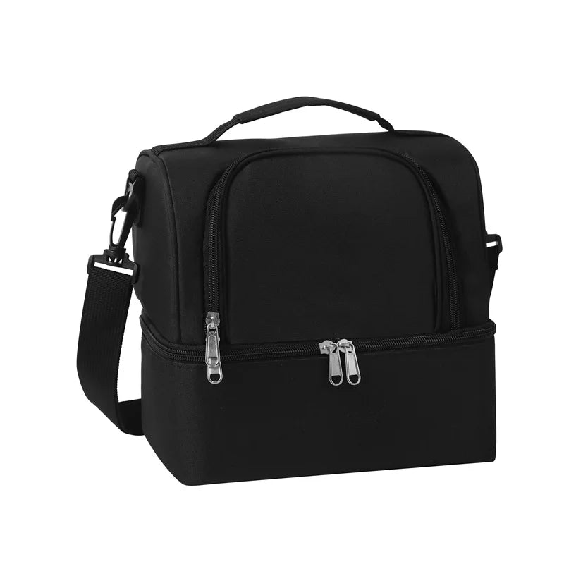 Double Insulated Lunch Bag Leakproof Picnic cooler bag for beer Bento Box Meal Pouch Food travel Thermal Cooler Delivery Bag