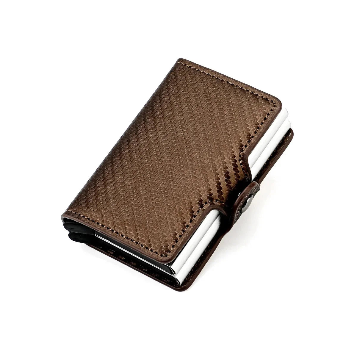 Double-layer Aluminum Alloy Credit Business Box RFID Anti-degaussing Automatic Bag Card Sleeve Dollar Clip