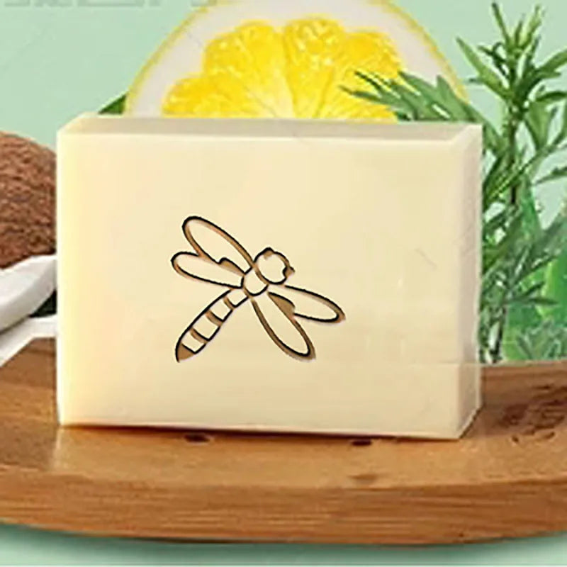Dragonfly pattern Handmade Soap Stamp Flying Animal Transparent Natural Soap Seal Acrylic Chapter Custom