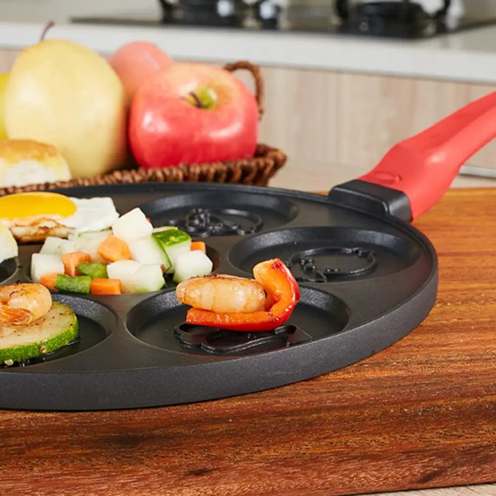 Egg Frying Mould Durable Animal Graphics Frying Pan Anti-scalding Breakfast Pan