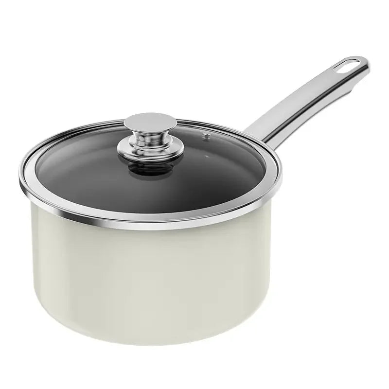 Enamel Enamel Uncoated Antibacterial Darling Non-stick Milk Cooker Soup Cooker Instant Noodle Cooker Gas Induction Cooker