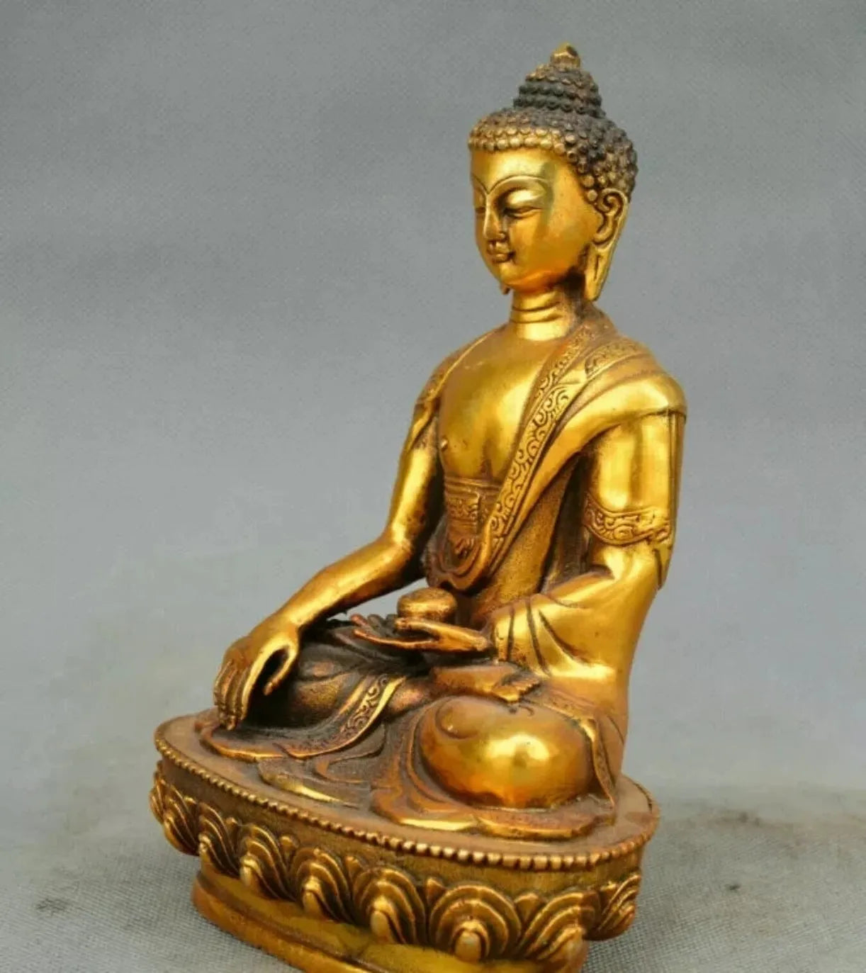 Estatua de bronce de Buda Tathagata, Amitabha Sakyamuni, Bodhisattva, guanyin