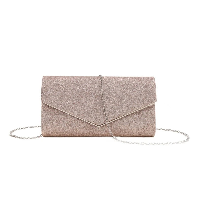 Evening Bag Lady Purse Wedding Clutches Handbag Champagne/Black/Red/Gold/Silver