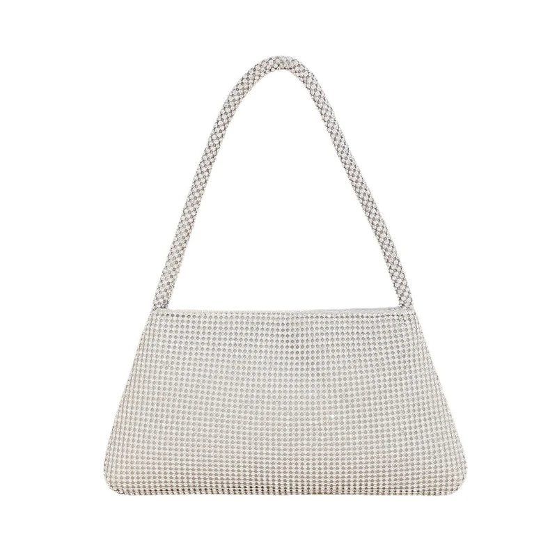 Exquisite for Rhinestone Evening Bag Clutch Purses Crystal Underarm Shoulder Bag Handbag for Women Girl Family Members