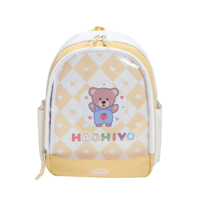 Fashion Backpack Large Capacity Casual College Bookbag for Boys Girls Student