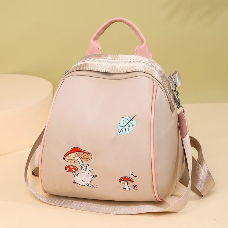 Fashion Backpack Women Nylon Cloth Shoulder Bags School Bags for Teenage Girls Light Ladies Travel Backpack Mochila Feminina Sac