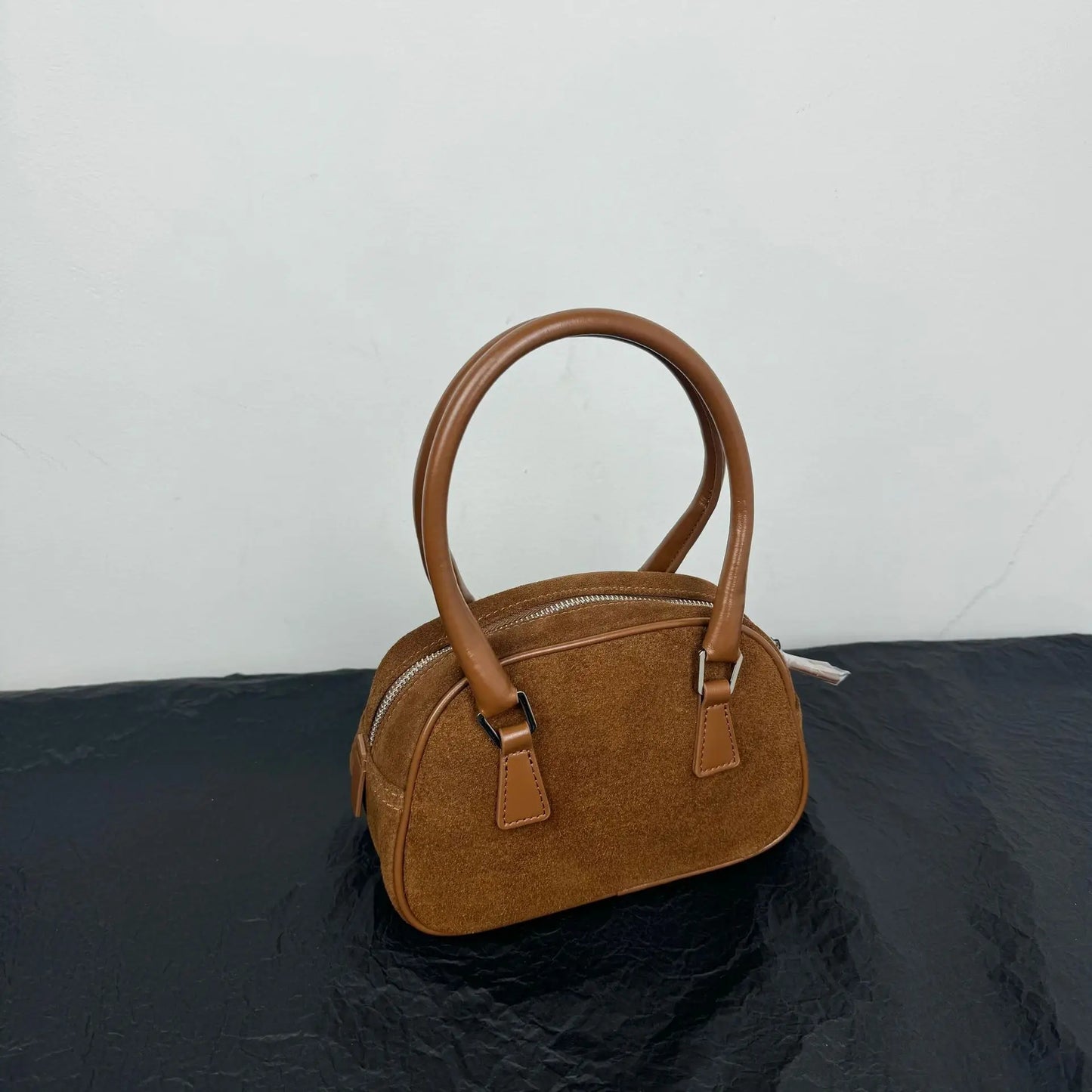 Fashion Casual Versatile Handbags Purse Solid Vintage Suede Zipper Pillow Bags Women Korean Minority Designer Luxury Bolsos