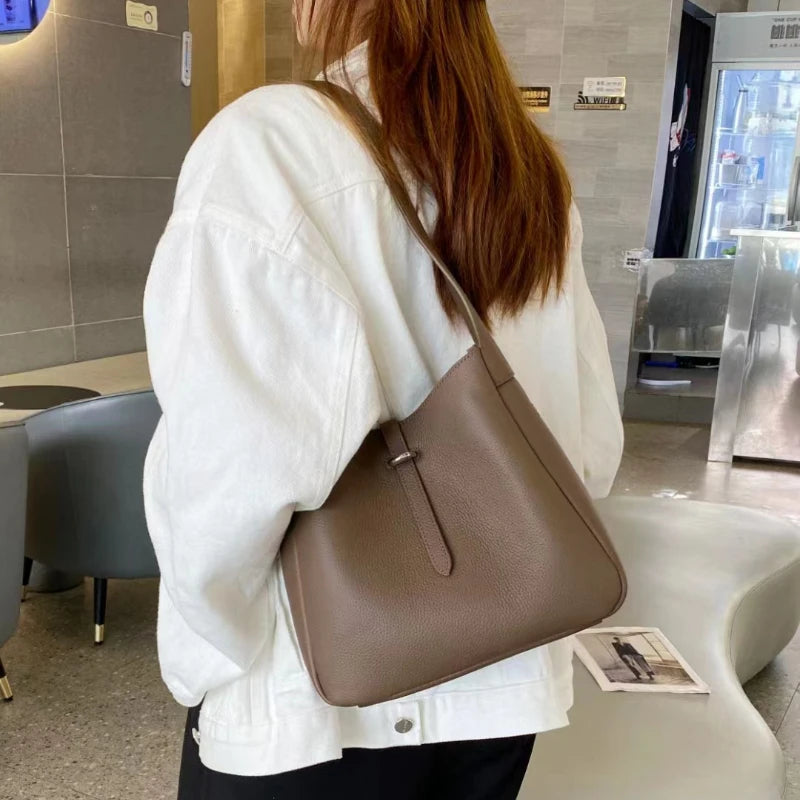 Fashion Commuter Casual All-match Shoulder Bags Versatile Portable Tote Bucket Baghigh Quality Large Capacity Handbags Purses