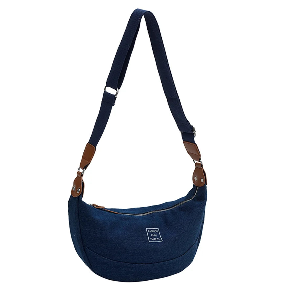 Fashion Denim Women Messenger Bags Shopping Vintage Handbags Large Capacity Shoulder Bag Casual Tote Crossbody Bag