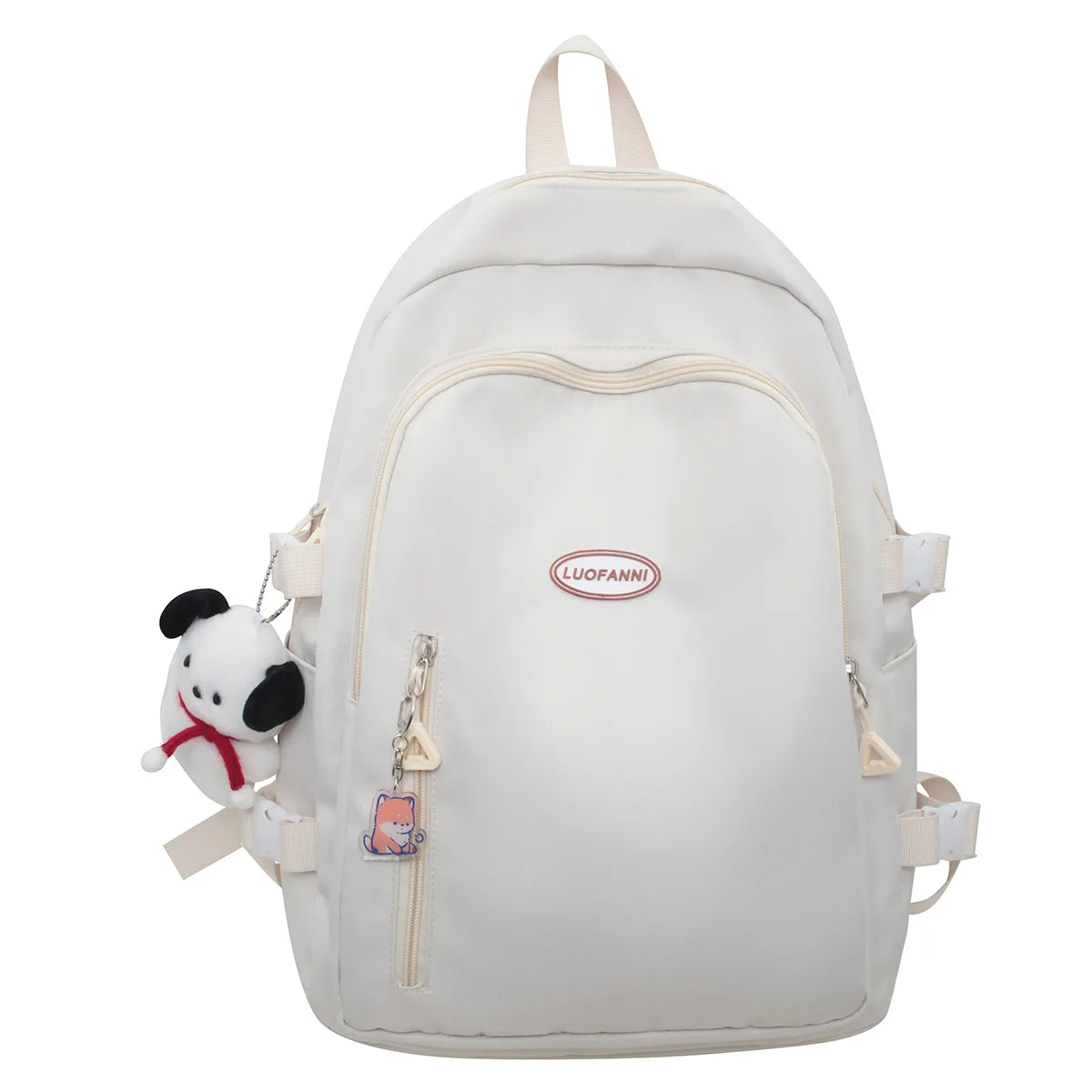 Fashion Female Green Travel Laptop College Backpack Girl Kawaii Nylon School Backpack Trendy Ladies Cute Student Book Bags Women