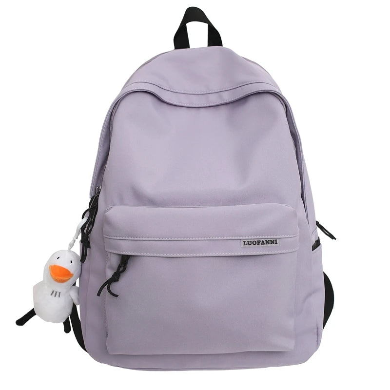 Fashion Girl Boy Waterproof Travel Student Backpack Cool Lady Male Backpack Female Men Nylon College Bag School Trendy Women Bag