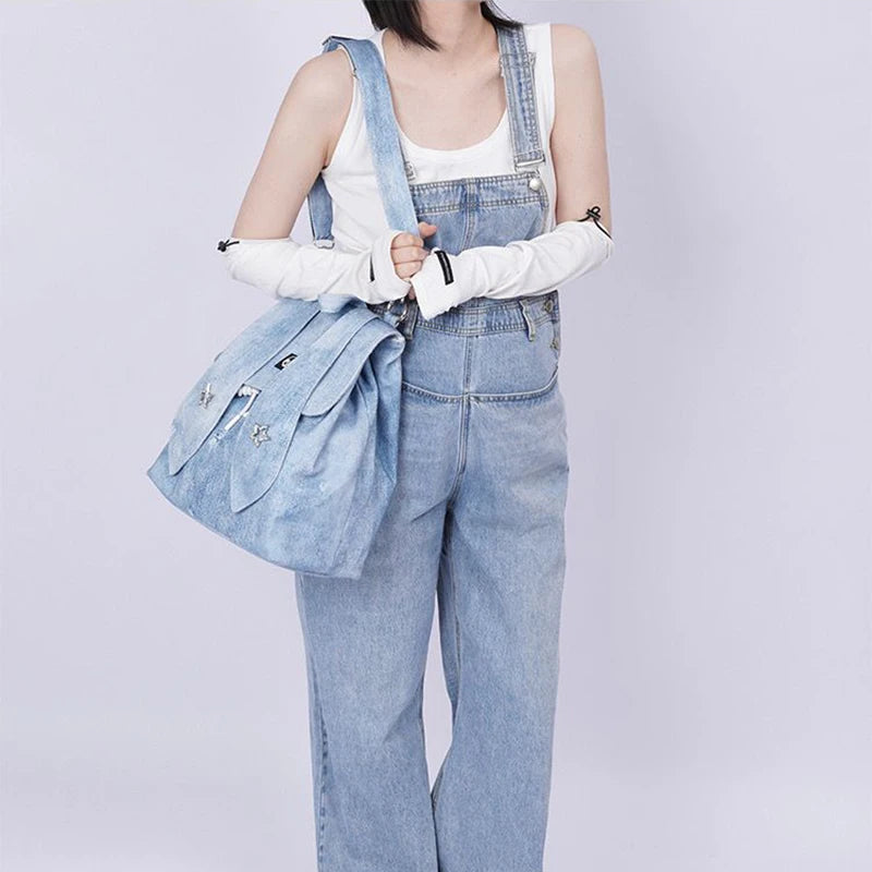 Fashion Korean Style Lolita Girl Individualistic Backpacks Women Rabbit Ears School ShoulderBags High-capacity Laptop Bags