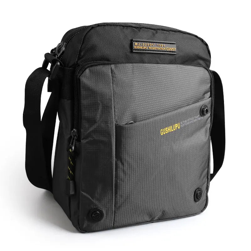 Fashion Men Waterproof Oxford Cloth Zipper Shoulder Bag High Quality Messenger Bags Four Colors Optional