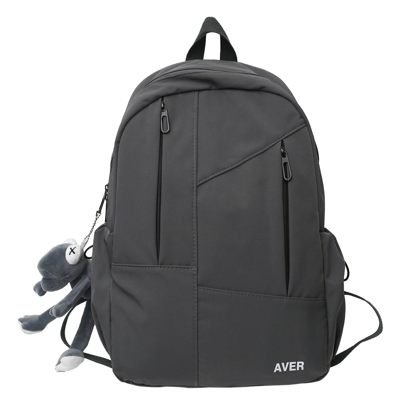 Fashion Men Women School Backpack Female Male Trendy Cool College Bag Travel Girl Boy Solid Color Book Backpack Lady Student Bag