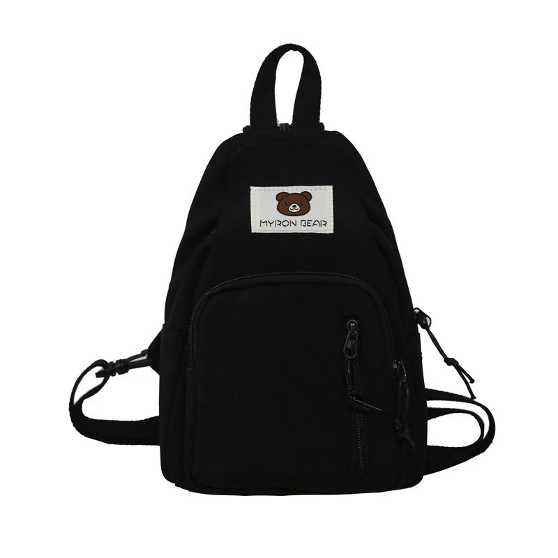Fashion Mini Backpack Multifunctional Shopping Small Backpack Casual All Match Chest Bag Messenger Bag Mochila Female