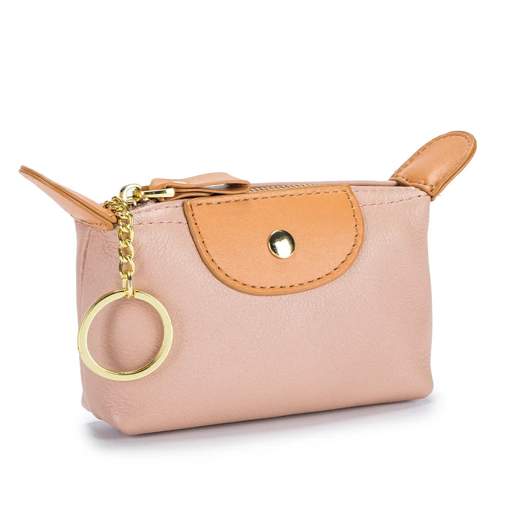 Fashion New Mini Hobo Shape Bag Coin Purses for Women Soft Leather Coins Storage Bag Cute Purse Wallets Lady Kawaii Zipper Bolso