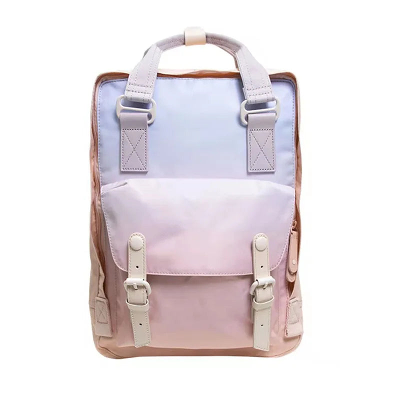 Fashion Women Backpack Large Capacity Waterproof Rucksack for Girls Schoobag Cute Student 14 Inch Laptop Back Packs High Quality