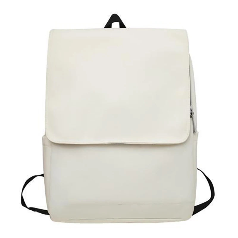 Fashion Women High Capacity Minimalist Backpacks HandBags Students School Vintage Solid Shoulder Bags