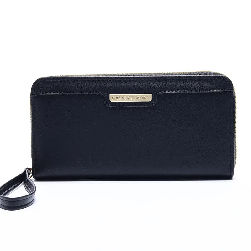 Fashion Women Wallet Female Clutch Card Holder Purse PU Leather Long Wallet Hasp Phone Bag Money Coin Pocket Cartera Mujer