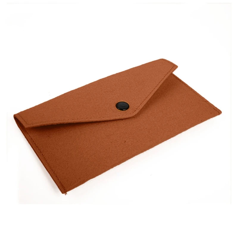 Felt Coin Wallet Women Men Purse Change Bag ID Credit Card Holder