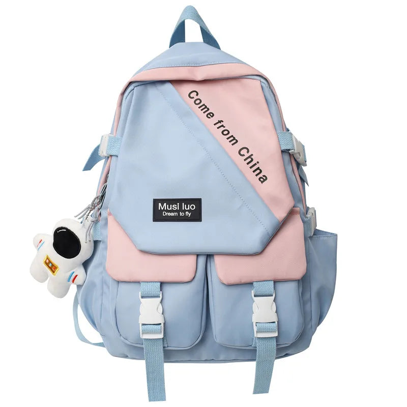 Female Men Waterproof Travel Book Bag Cool Women Male Harajuku College Backpack Fashion Girl Boy Leisure School Bags Lady Laptop