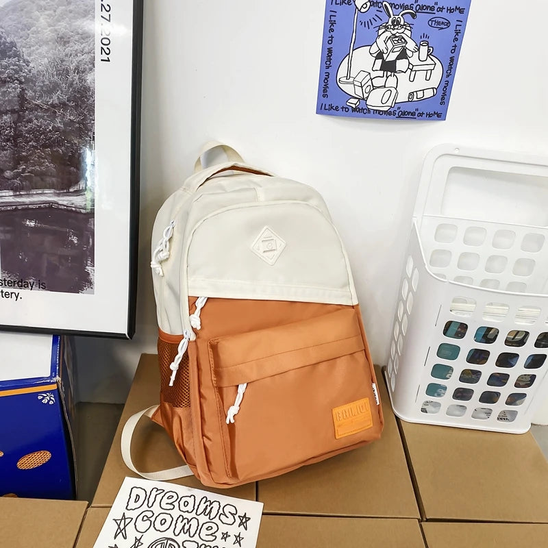 Female Teenager High Quality Book Bag Girl Travel Laptop Student Backpack Ladies Nylon College Fashion Women Man School Bag