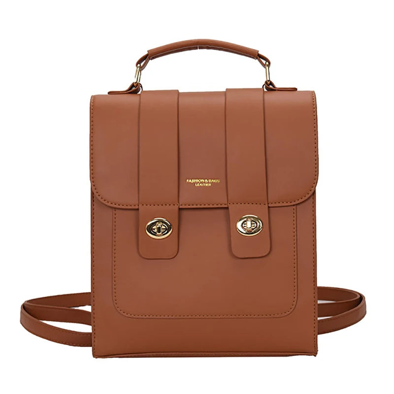 Female Vintage Style Cover Backpacks Girl School Handbags Casual Classic Shoulder Bags Mochila Femenina