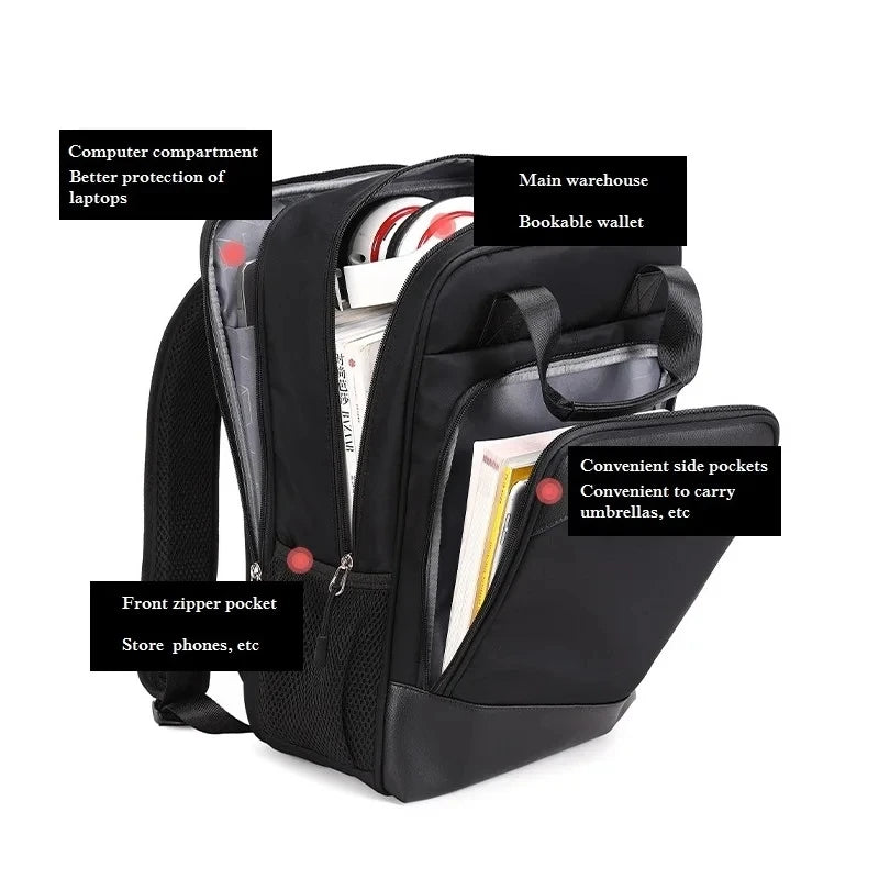 Female backpack Casual Multifunction Backpacks Travel Laptop Bag Luxury Designer Handbag Female Fashion Oxford Bags