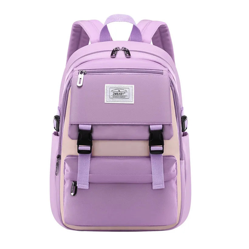 Fengdong high school backpack for girls student schoolbag large capacity Backpack middel School Bags for Teenagers bookbag