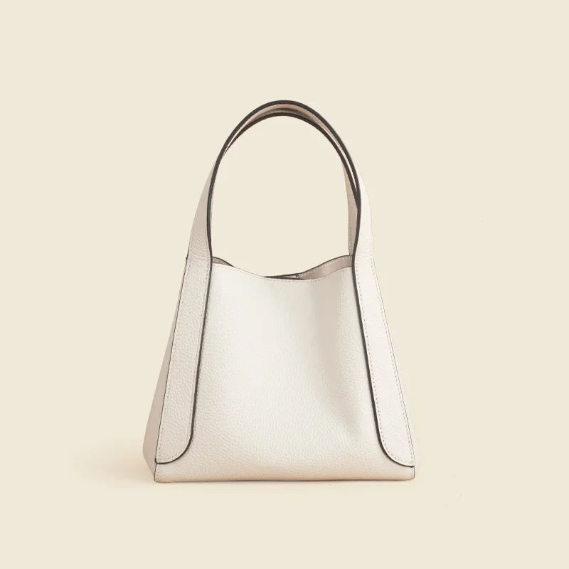 First Layer Cowhide Bag Spring Style Genuine Leather Women's Vegetable Basket Bucket Bags Designer Bag Luxury Bag