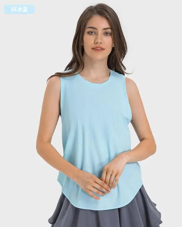 Fitness Vest Running Women's Strap Breathable Loose Sleeveless Top