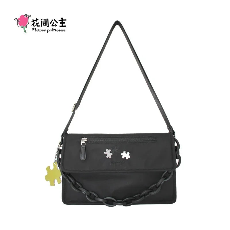 Flower Princess PUZZLE Women's Bag 2024 Trend Summer Chain Designer Handbag Shoulder Messenger Crossbody Fashion Bags for Women