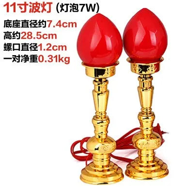 Free shipping gods for candle light Pray candlestick Electric candle lamp electric candles Buddha lamp Buddhist temple supplies
