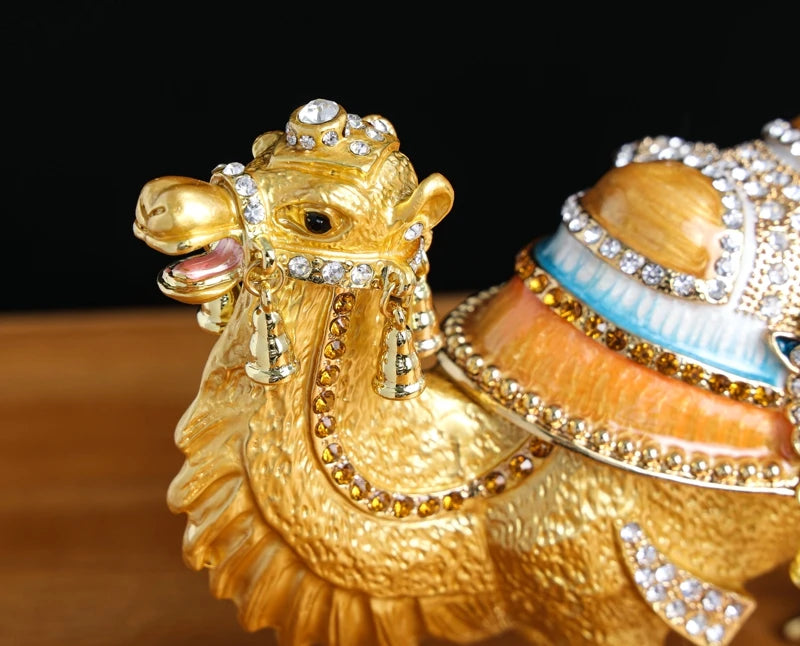 GOOD 2023 Home Company business TOP Decorative gift GOOD LUCK Middle East Arab Desert camel diamond metal Statue