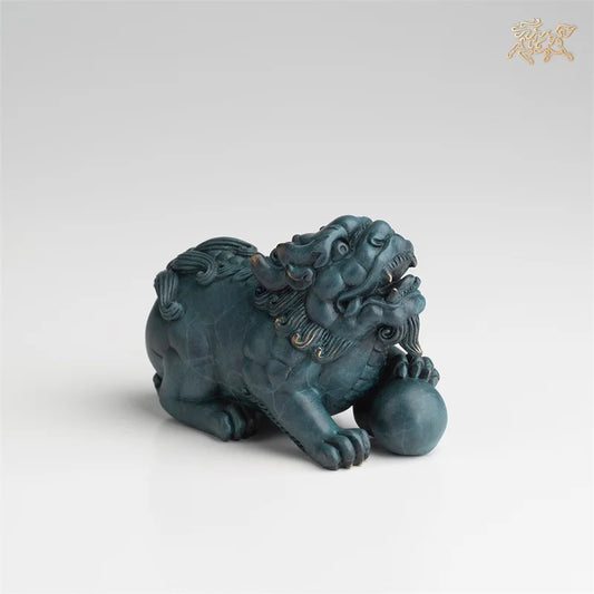 GOOD bless family home Shop business Exorcise evil spirits GOOD LUCK bring wealth FENG SHUI brass lightning PI XIU statue