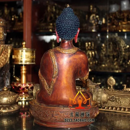 GOOD collection # HOME # OFFICE House Protection Talisman Tibetan Buddhism gilding brass Amitayus statue Decoration