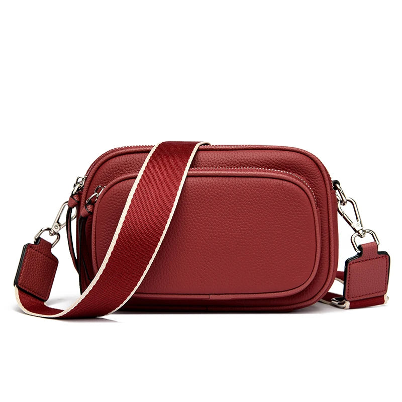 Genuine Leather Luxury Tote Bag Women High-capacity High Quality Cow Leather Handbag Designer Shoulder Messenger Bags Female Sac