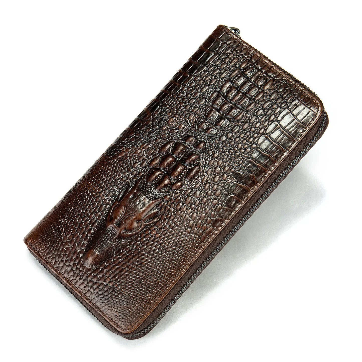 Genuine Leather Purse Fashion Multiple Card Slots Men's Long Mens Business Large Capacity High Quality Wallet Men