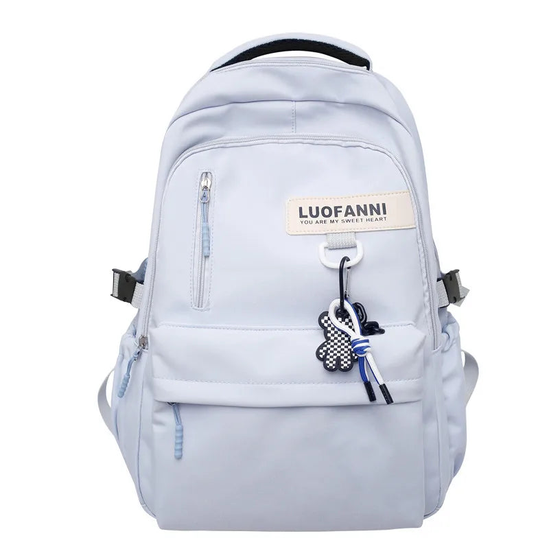Girl Red High Capacity Waterproof College Backpack Cool Women Men Nylon Fashion Book School Bag Ladies Male Travel Female Laptop